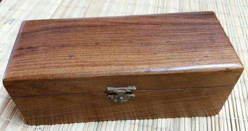 Handheld Brass Telescope In Wood Box