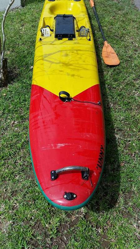 Eric's Canoe Fishing Ski Tunny Kayak with Paddle
