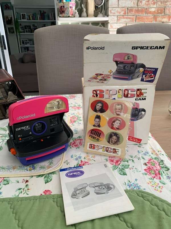 Polaroid Spice Cam vintage Instant camera Spice Girls