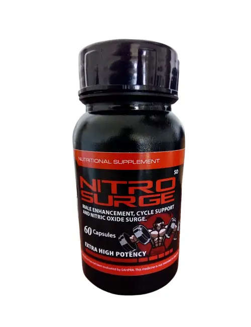 Nitro Surge Male Enhancement, Cycle Support and Nitric Oxide Surge 60`s