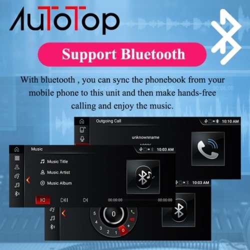 AUTOTOP 10 IPS Screen Android 10 Car Multimedia Player For BMW Series 1 F20 2011-2014 Series 2 F22