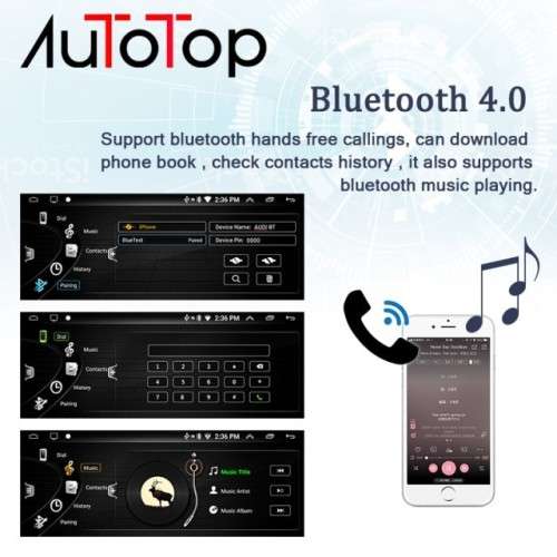 AUTOTOP 10.25 IPS Screen Car Radio 2 Din Android 10.0 Car Multimedia For A4 A5 S4 S5 2009-2016 GPS