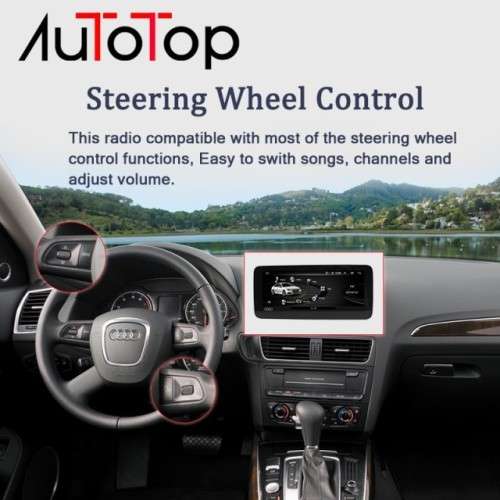 AUTOTOP 10.25 IPS Screen Car Radio 2 Din Android 10.0 Car Multimedia For A4 A5 S4 S5 2009-2016 GPS
