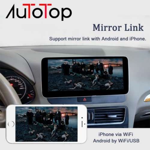 AUTOTOP 10.25 IPS Screen Car Radio 2 Din Android 10.0 Car Multimedia For A4 A5 S4 S5 2009-2016 GPS