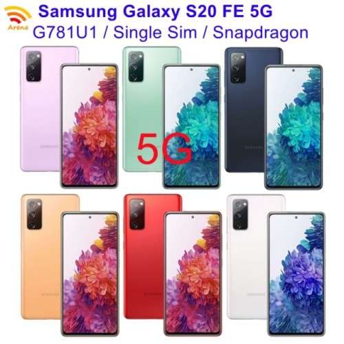 Samsung Galaxy S20 FE S20FE 5G G781U1/DS G781U New 6GB RAM 128GB ROM 6.5 Snapdragon NFC Octa Core