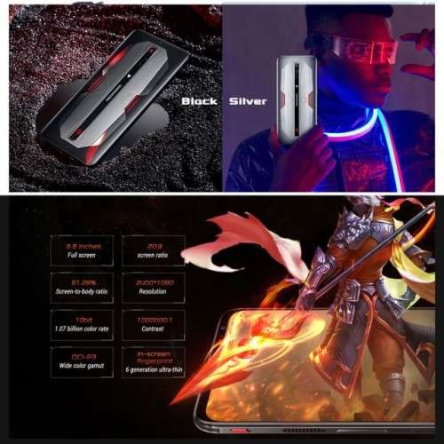 Global Version RedMagic 6 Pro 5G Gaming Phone 6.8 165Hz AMOLED Snapdragon 888 Octa Core 30W Charge
