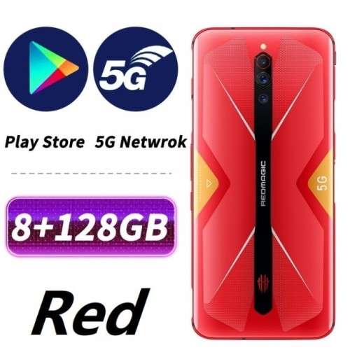 Nubia Red Magic 5G Global Version SmartPhone Snapdragon 865 WIFI 6 Redmagic Mobile Phone 64.0MP 6.65