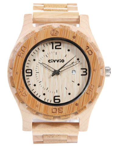 Civvio Carbonised Bamboo/Maple Blend Watch [LATE ENTRY]