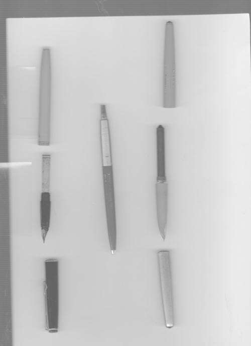 TWO RE - FILL FOUNTAIN PENS + PARKER PEN
