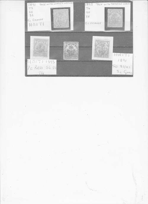 HAITI - EARLIES - FINE USED - 1890`s