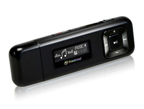 TRANSCEND T.SONIC 330 4GB MP3 PLAYER VOICE RECORDER + FM PLAYER USB DATA STORAGE DEVICE