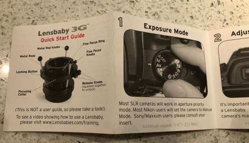 Unreal" LensBaby 3G for Canon