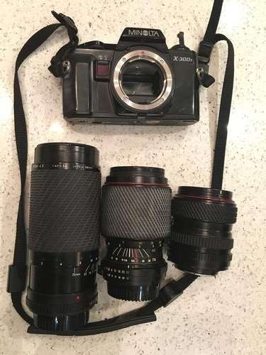 Camera & 3 lens bundle