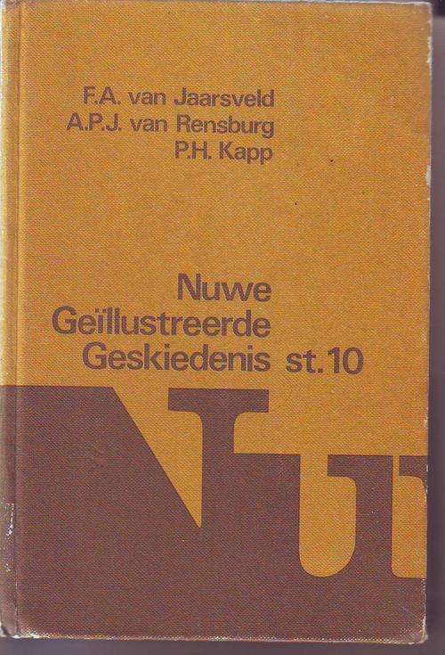 Afrikaans:Nuwe geillustreerde Geskiedenis st 10   1975 hardeband 434 bladsye