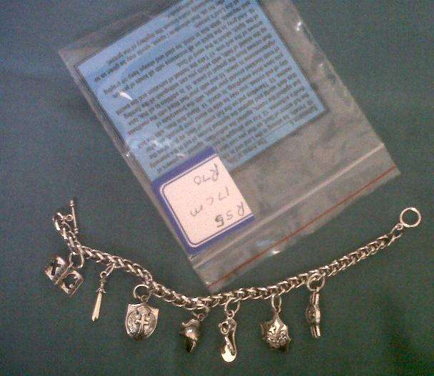 Armour of God Silver-(Alloy) Bracelet chain 17cm