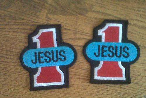 Biker Jesus  1 cloth badge 11x9cm not used ,as good as new price per badge