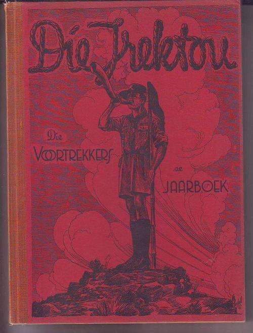Die Trektou Die Voortrekkers se jaarboek 1942 druk "hardeband"