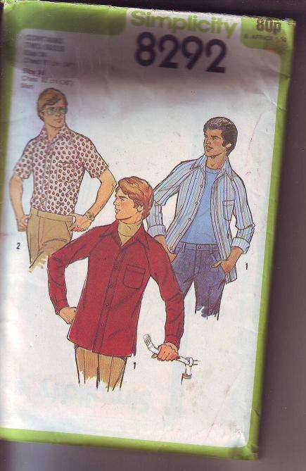 Simplicity sewing Pattern aprin no 8292  used pattern   size 34-36