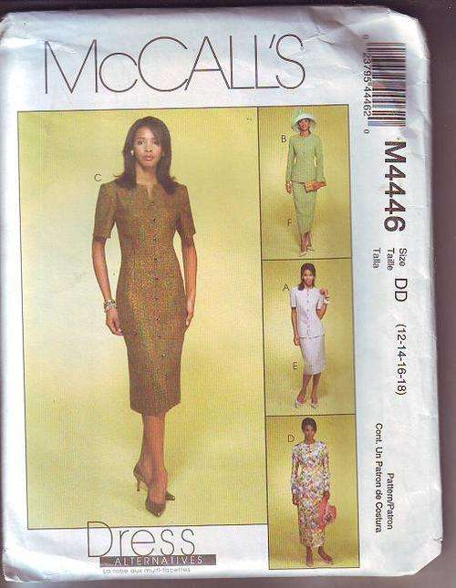 McCall s sewing  pattern no 4446   size 12-18