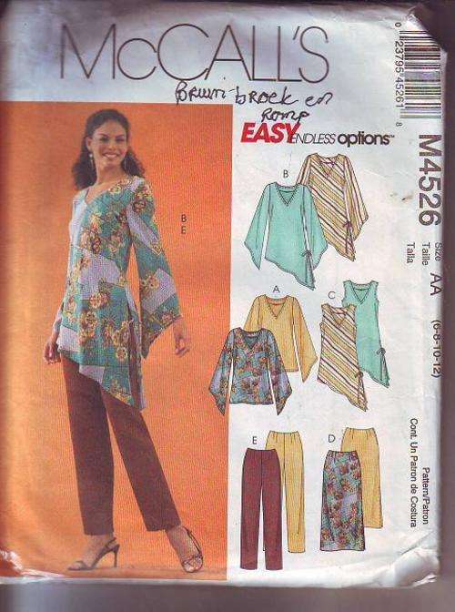 McCall s sewing  pattern no 4526   size 6-12