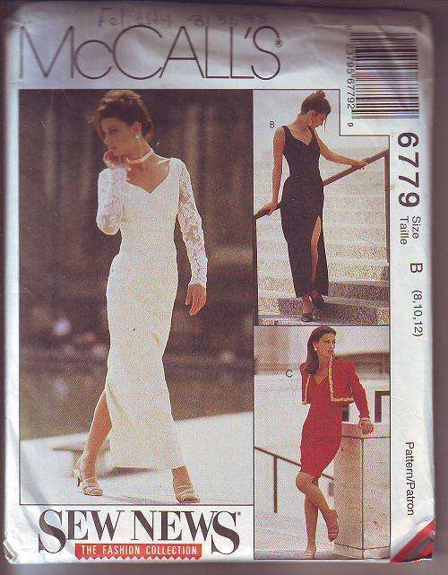 McCall s sewing  pattern no 6779  size 8-12