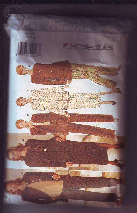 Butterick  sewing  pattern no 4582  size 12-16