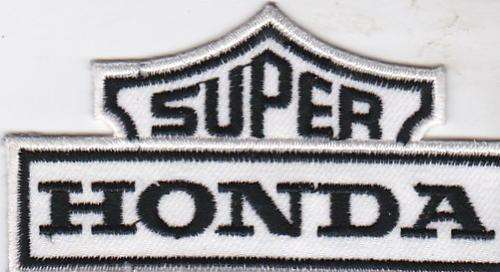 Super Honda 1 cloth badge 4.5x9cm not used ,as good as new