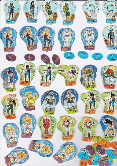 Mixed Batch collectable Dragon ball Z Stunt Wheels Hero s Cards -Simba collection   - 33 of some go8