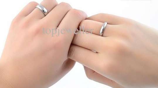 ( Size 8) 1 of Titanium Stainless Steel Couples Wedding Rings ring 4-5mm width  Price per each