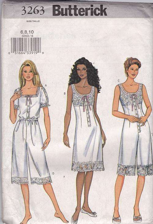Butterick  sewing  pattern no 3263 size 6,8,10