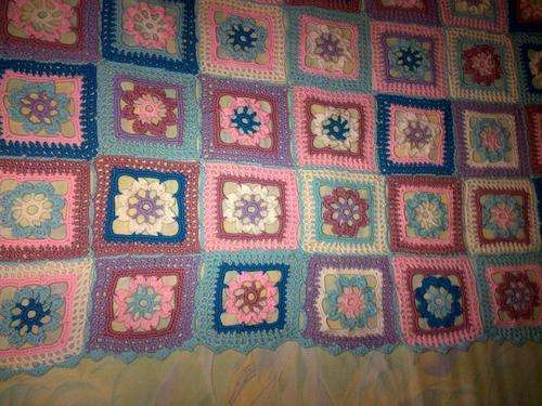 Crochet(Handmade) Baby Blanket/Cot Cover 112cmx78cm