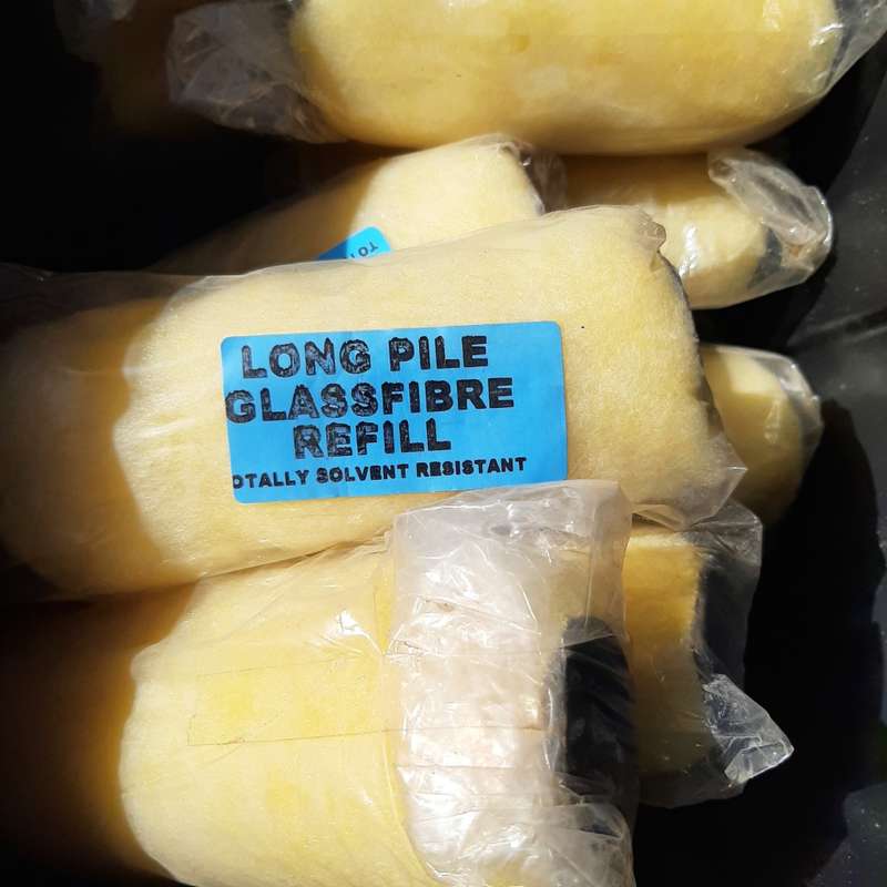 PAINT ROLLER REFILL F/G LONG 150MM - LONG PILE FOR FIBREGLASS
