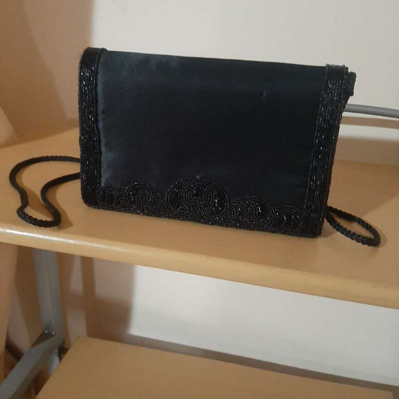Used -Ladies Bag Combo Nine West Sling Bag, Kerastase Makeup Bag & Beautiful Black Formal Handbag