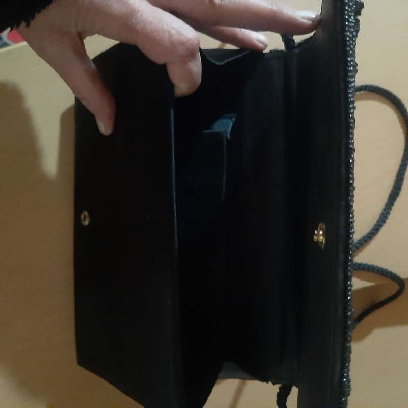 Used -Ladies Bag Combo Nine West Sling Bag, Kerastase Makeup Bag & Beautiful Black Formal Handbag