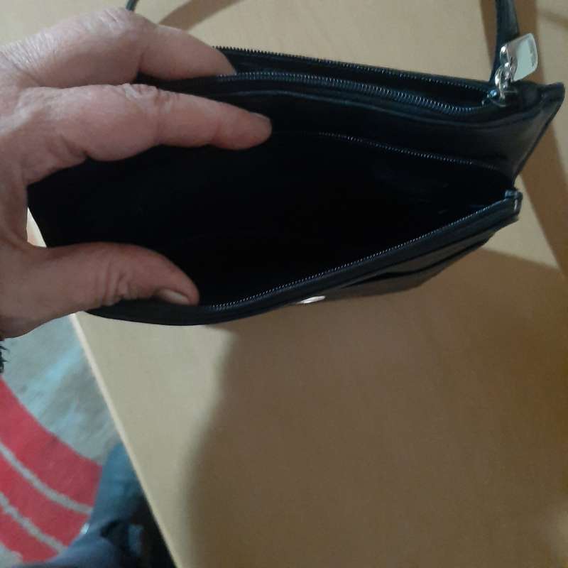 Used -Ladies Bag Combo Nine West Sling Bag, Kerastase Makeup Bag & Beautiful Black Formal Handbag