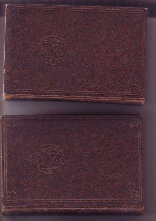 The count of Monte Cristo by Alexandre Duma print by Odhams Press vol 1 & 2 imitation leather h/cove