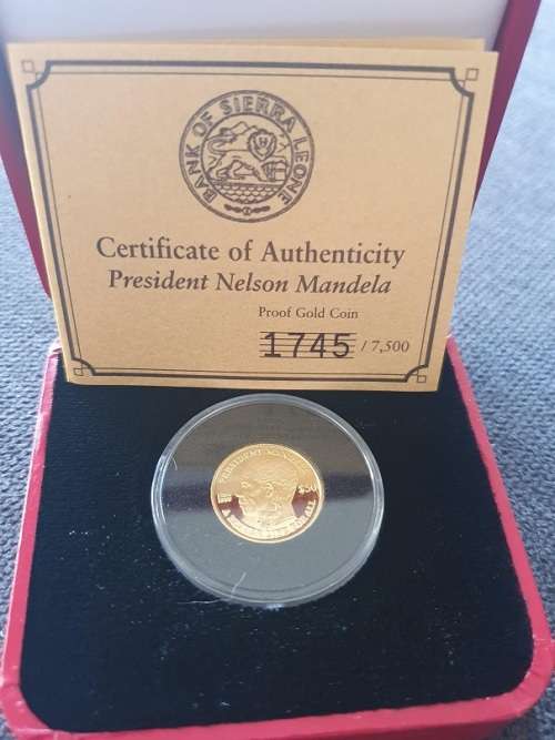 $50 President Mandela, A BETTER LIFE FOR ALL 1994-1999. Numbers 1745 out of 7500