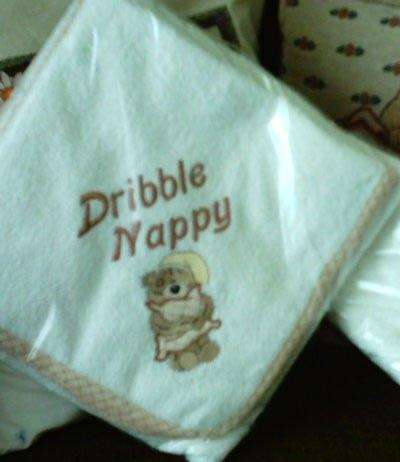 Burp Cloth With Bias Binding