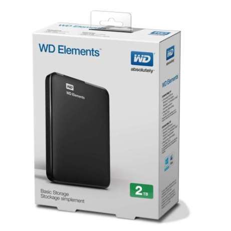 Western Digital Elements 2TB USB3.0 External Harddrive