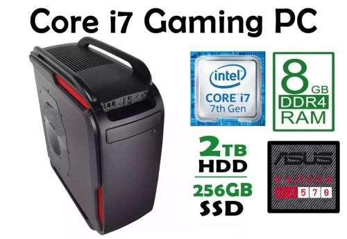 Raidmax Tigershark 7th Gen Core i7 Gaming Desktop PC *Brand New* *Radeon RX570*