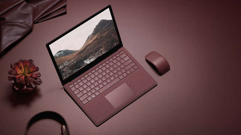 Microsoft Surface Book (Model 1769) - **Core i7, 8GB RAM, SSD, PixelSense 1504p display, Burgundy**