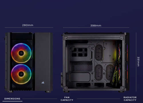 Core i9 GTX1080 RGB Watercooled Gaming PC - 32GB RAM, 1TB NVMe+4TB HDD, Crystal 280X, H115i Platinum