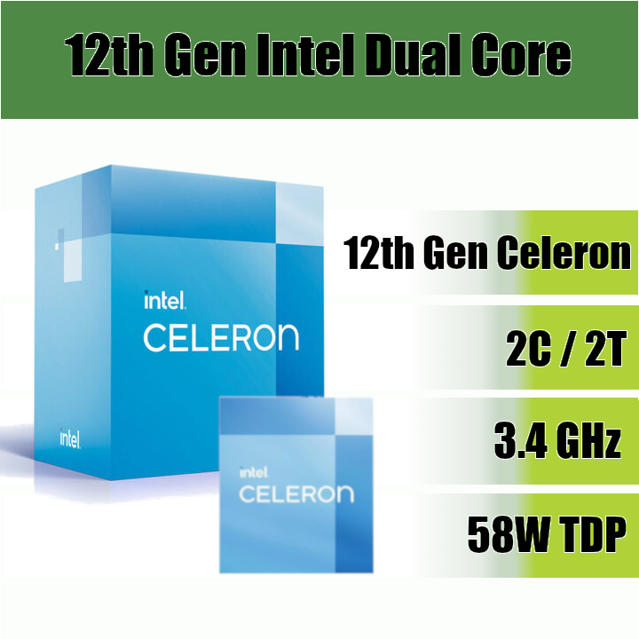 12th Generation Intel Celeron Home & Office High-Performance Desktop PC