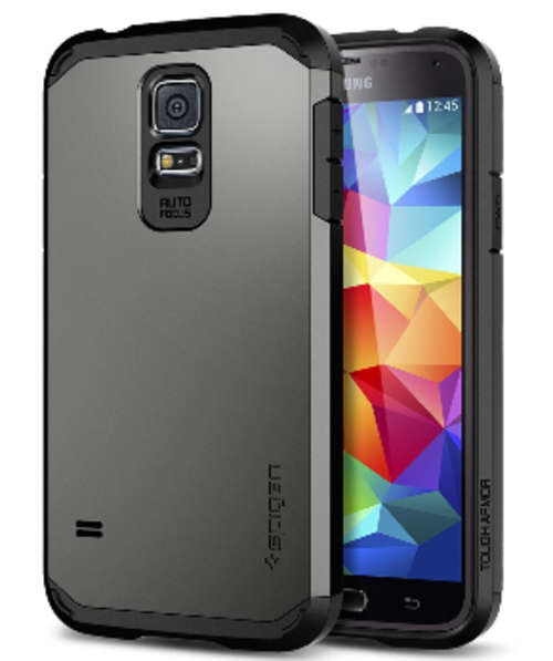 IN STOCK!!! for S5 Samsung galaxy Spigen cover. Gray.