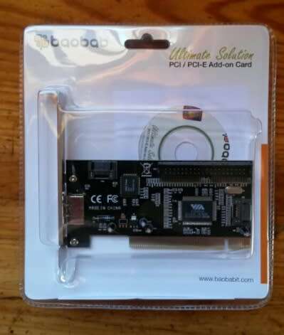 SATA PCI add-on card for pc