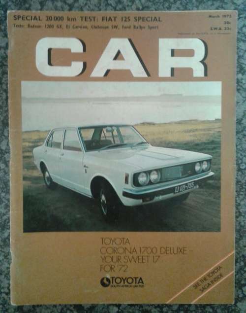 Car Magazine March 1972 South Africa