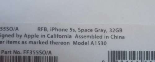 iPhone 5S 32Gb Space Grey Perfect Condition