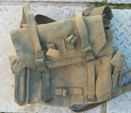 SADF Webbing Back Pack Grootsak