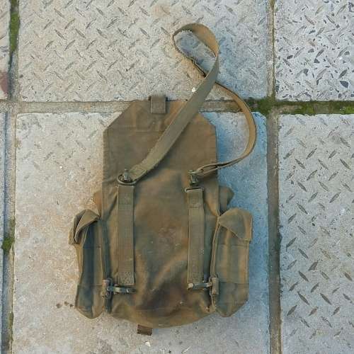 SADF webbing patrol bag patrolliesak with sling