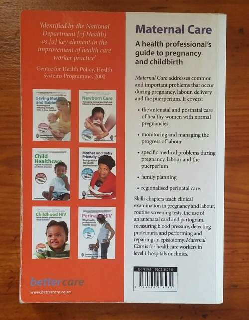 Maternal Care paperback Medical Books